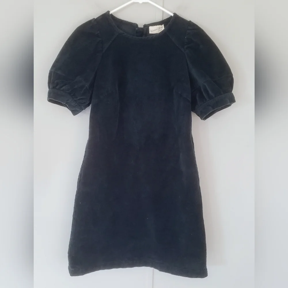 Universal Thread Green Corduroy Puff Sleeve Dress - Picture 11 of 15